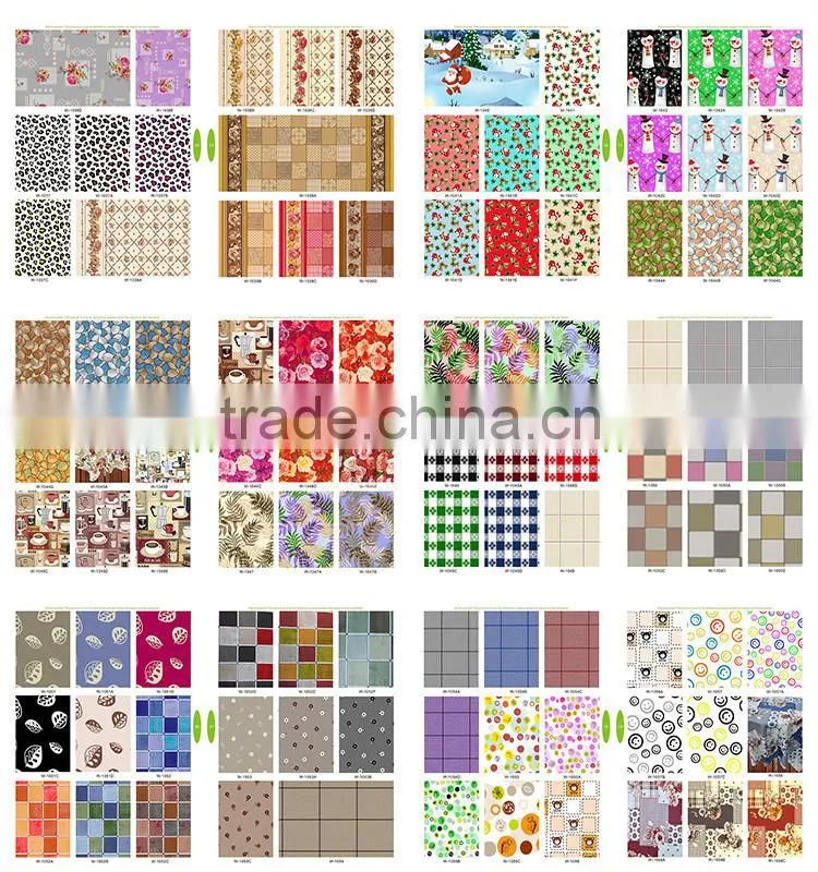 PVC compound non-woven fabric tablecloth in roll