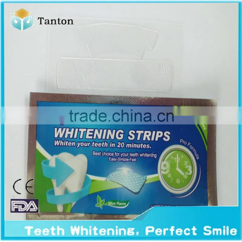 Home use efficiency teeth whitening strip