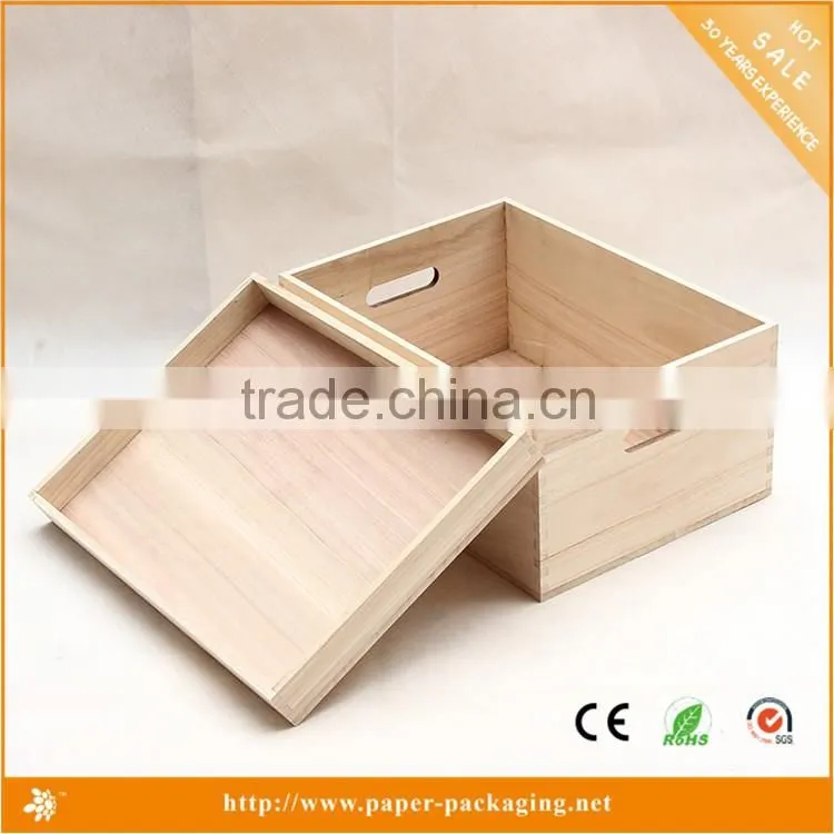 2015 Wholesale Custom Square Art Minds Wood Box