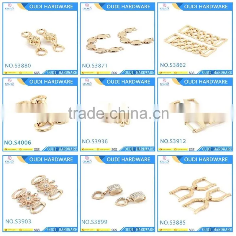 Nickel plating 40mm pin buckel for handbag leather shoulder strap metal buckels