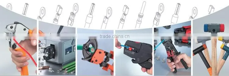 Copper tube terminal crimping tools crimping 10-120mm2 BS standard type terminals crimping pliers hand tools