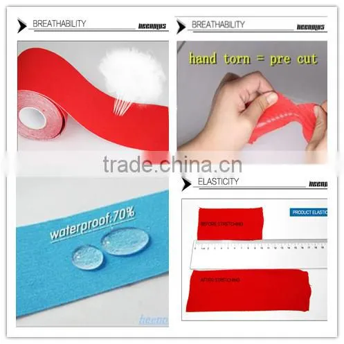 Hot selling muscle protection kinesiology tape sports tape for athletes from china