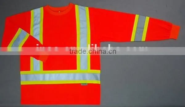 High Quality Long Sleeves Warm Reflective Safety Cloth Outdoor Working safety clothing wholesale