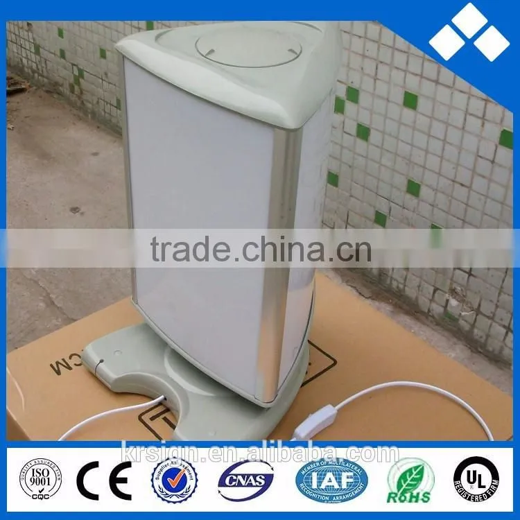 Competitive price table top menu poster light box ,display light box
