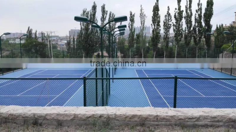 ITF Certified Silicone PU Court Surface for Stadium Volleyball/Basketball/Tennis/Badminton Court