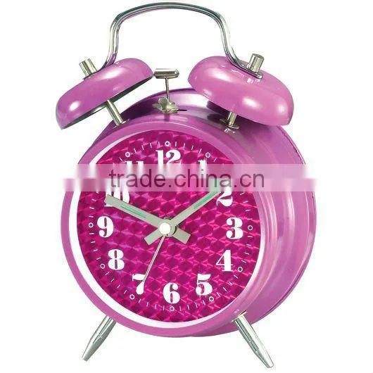 Mechanical alarm clock, loud voice alarm clock, metal clock