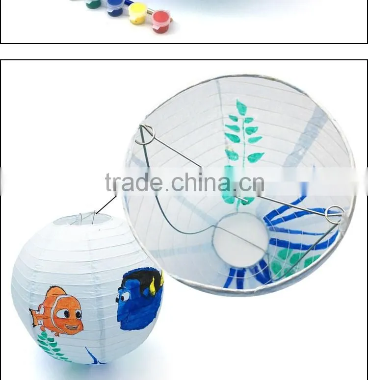 Festival Use Paper Lantern Kids DIY Painting Toy