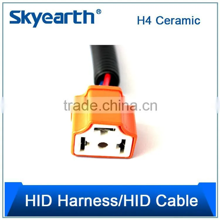 HID Single Bulb Wire Relay Harness H4 HID Wire