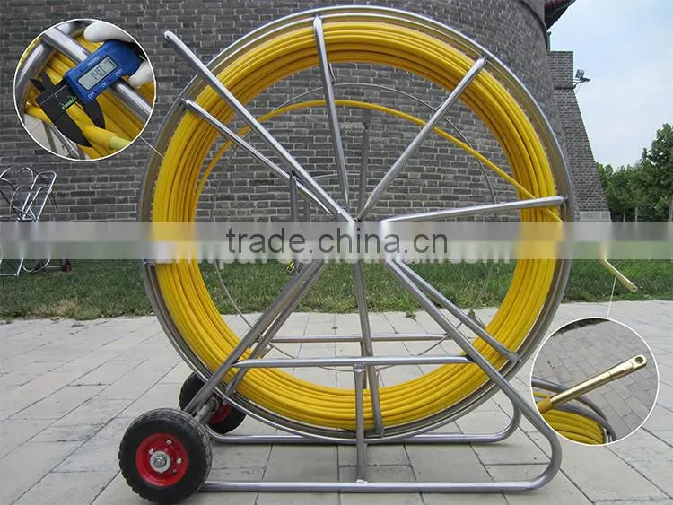 For conduct and clean of the underground cable installation Duct rodder
