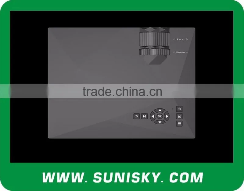 New High Brightness LCD Projectors with WiFi LED Projector for Business Meeting (SMP46)
