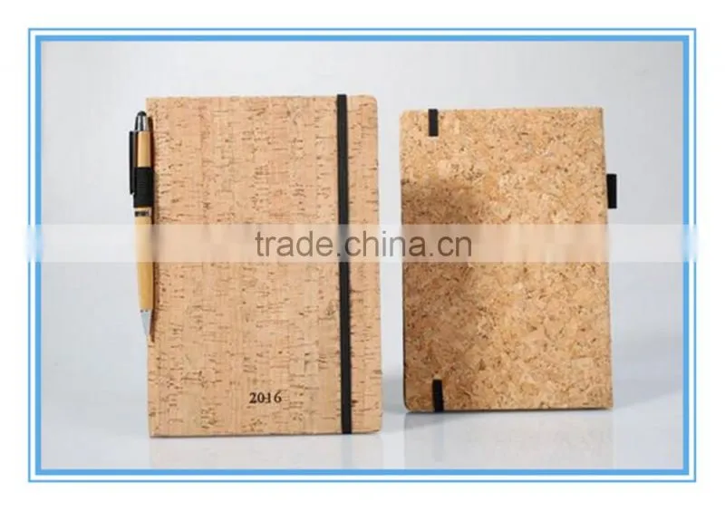 New fashional original wooden covered customized eco notebook