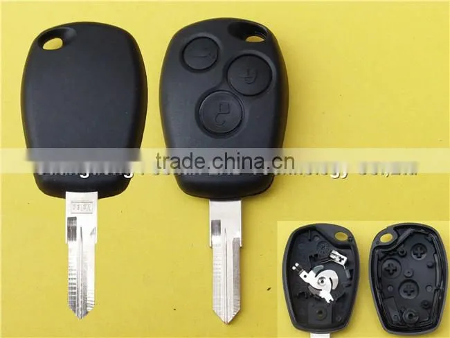 car key for Renault remote case shell with 3 buttons without logo
