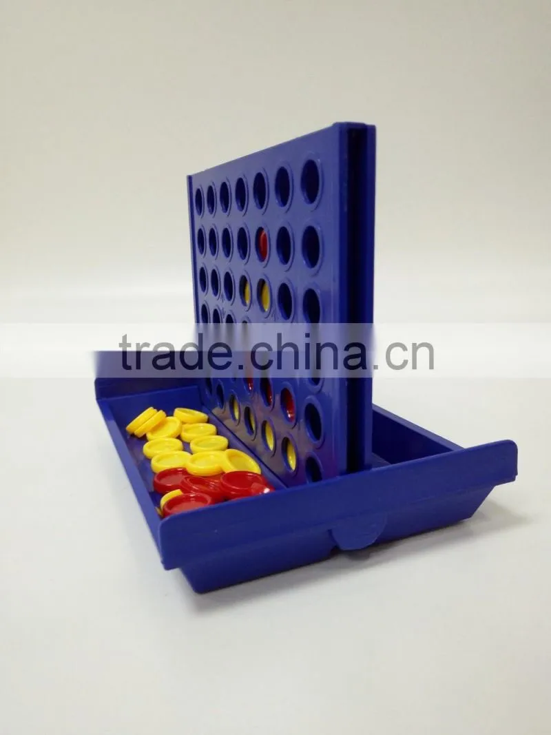 Mini plastic travel 4 in a row connect four game
