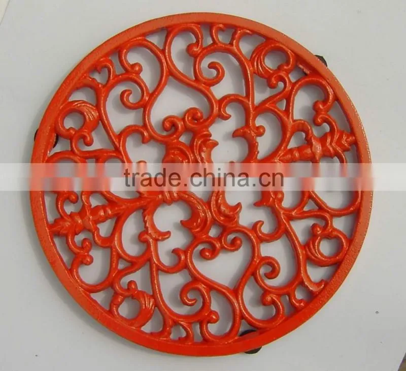 cast iron decorative coaster