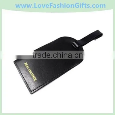 Leather Union Jack Luggage Tag