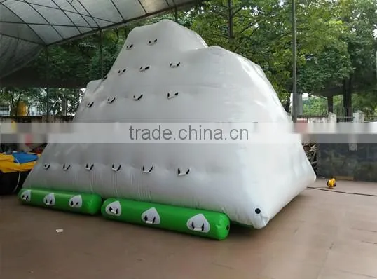 2015 The most popular yellow and green double-line inflatable water totter