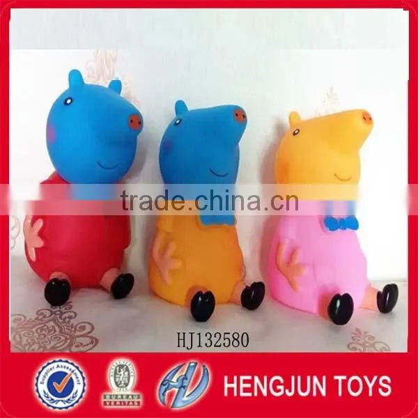 promotion vinyl plastic 6 pcs animal water spray toys
