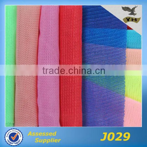 polyester elastic stock knitting mesh fabric for underwear fabric