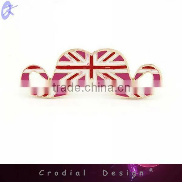 2013 New Products Oil Drip Union Jack Mustache Pigeon Rings Jewellery For Women