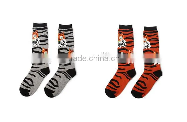 3D Cotton Blend Personalized Casual High Socks Women Men