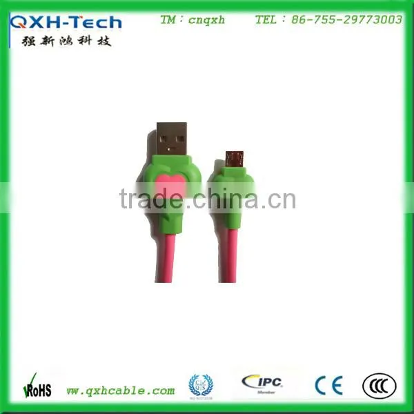 New design charging and sync data micro usb cable