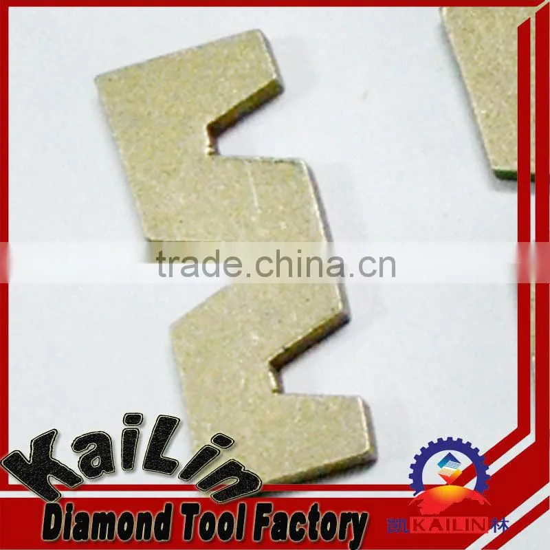 Diamond blade segment for granite cutting