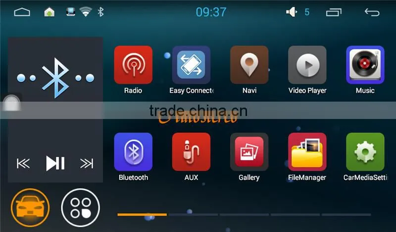 Quad Core Android 4.4 Car DVD Player Multimedia Headunit for FORDC-MAX