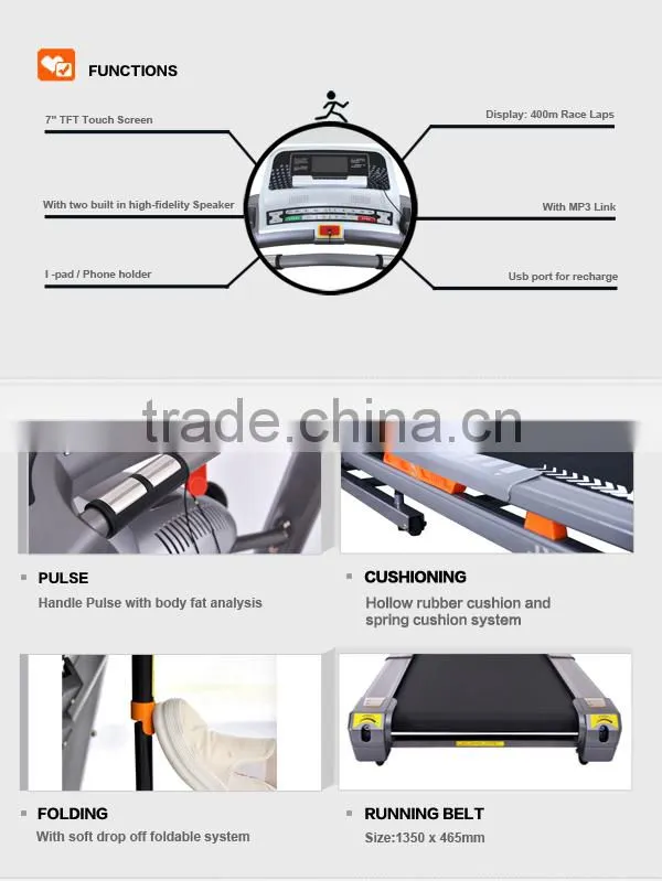 Multi Function Horse Electric Treadmill With Street View