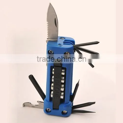 DIKE multi tool with led, multi swiss knife, multi-functional tool set