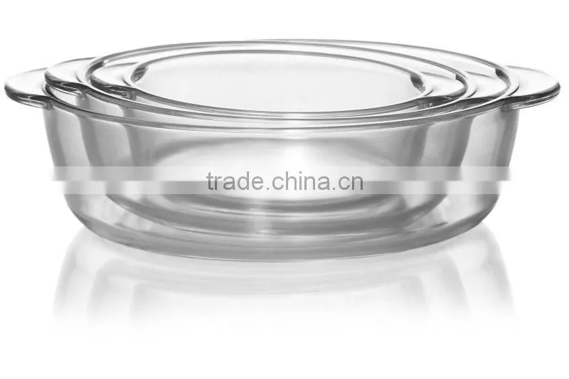High borosilicate glass cookware