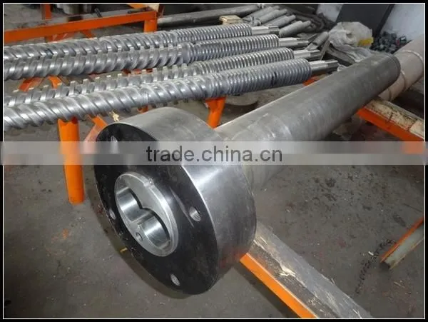 parallel twin screws extruder screw barrel for plastic extruder