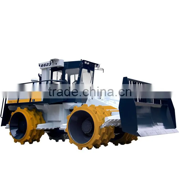 The Atmosphere And Beautiful Appearance OF Hydraulic Landfill Compactor For Sale