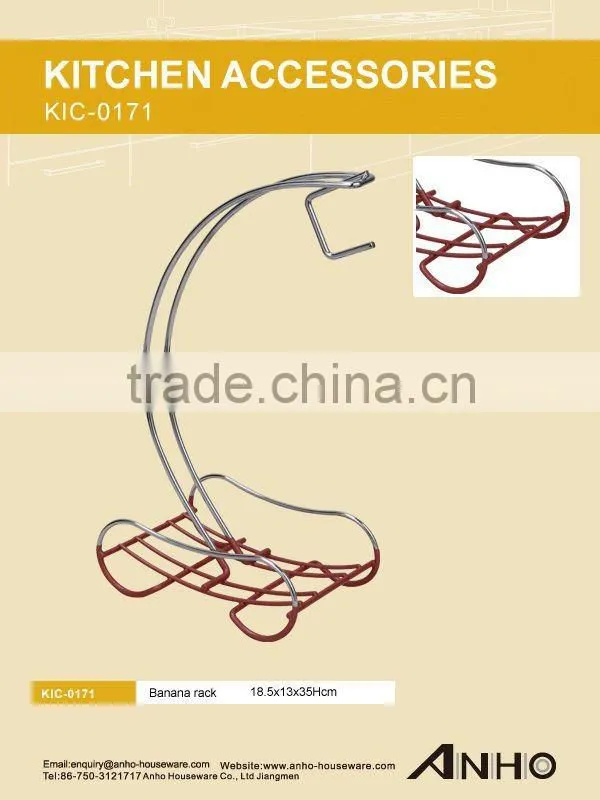 Metal Banana shape red wine bottle Holder