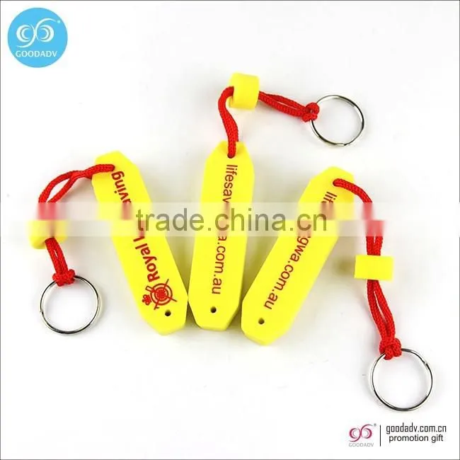 Cheap &hot selling promotional gifts floating EVA key ring