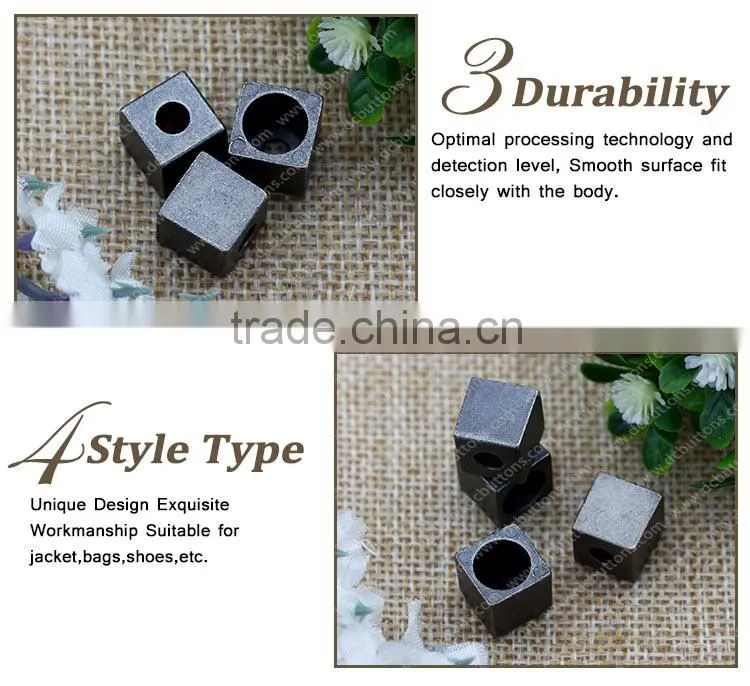 Ecofriendly metal cord end stopper for clothing
