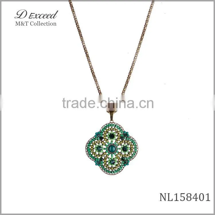 fashion square pendant necklace OEM&ODM Accept