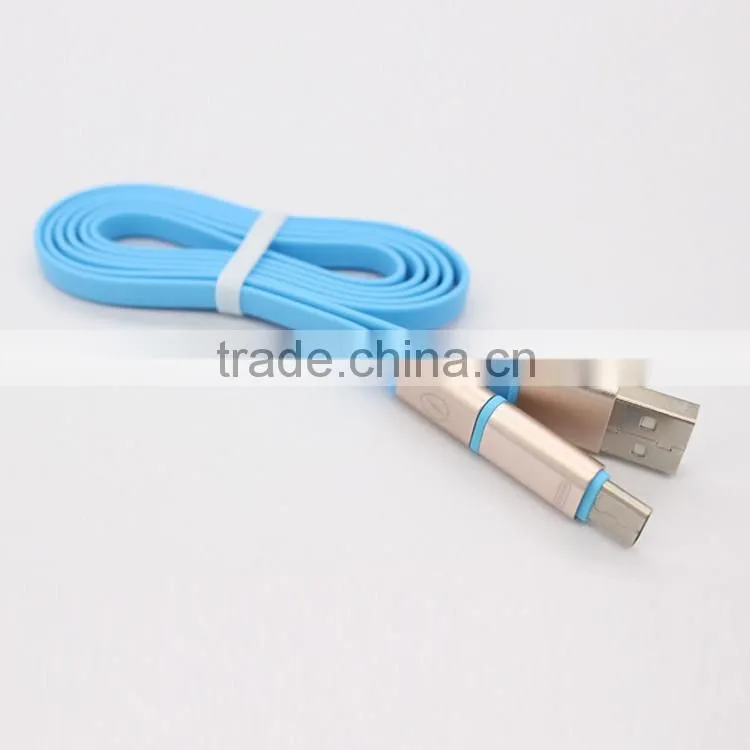 2016 Wholesale 2in1 Type C To Micro USB With Detachable Adapter Data Line Cable