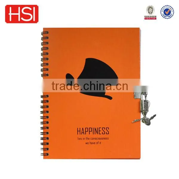 factory direct sale simple design happiness notebook