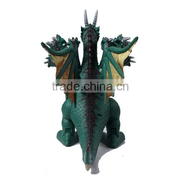 B/O moving dragon plastic dinosaur set