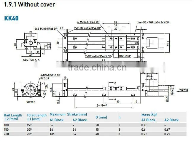 Single Axis Robot KK series