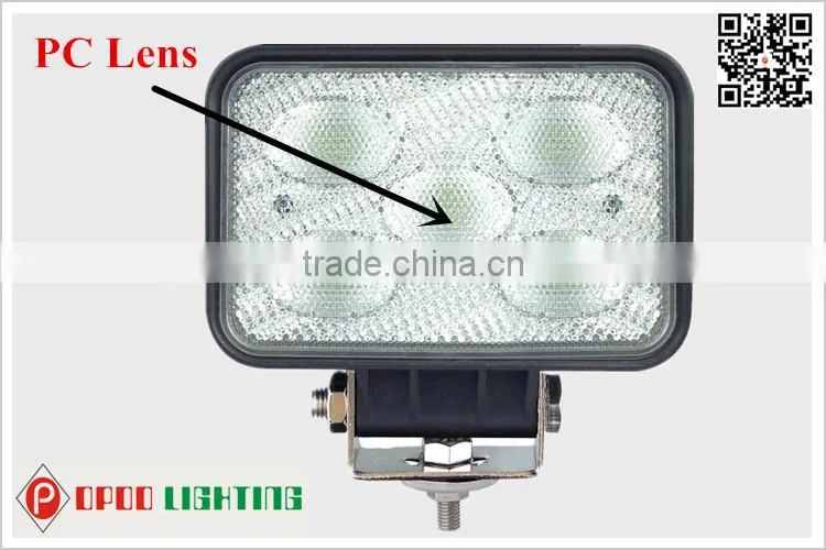 Cheap Price 5.7" Rectangle 50W Led Work Light, Offroad Truck 50W Led Work Light