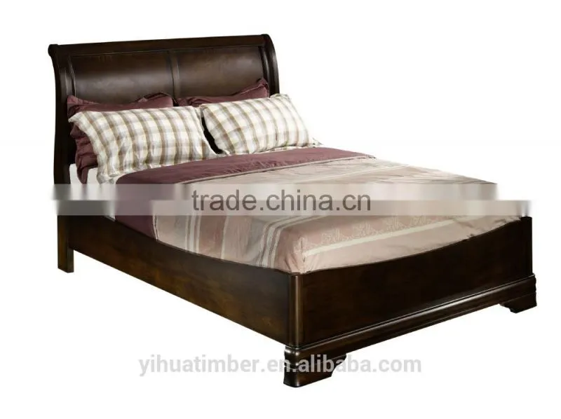 hot sale bed australian sleigh bed with stroages antique style wooden bed