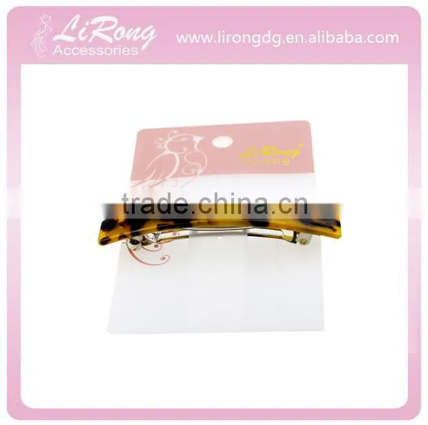 Fancy cellulose acetate barrettes newest hair clips
