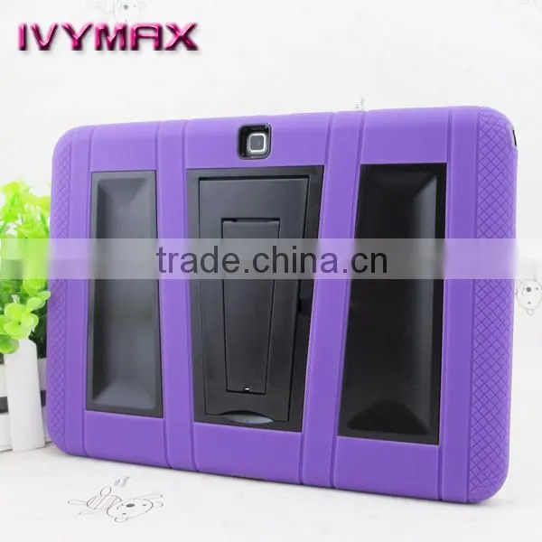 Fancy hybrid tablet case for samsung T530 dual protective case