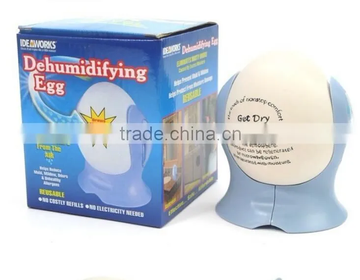 New arrvial Home And Office Recycle Promotional Silica Gel Dehumidifying Egg