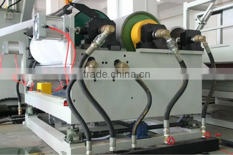 Automatic Mitsubishi PLC Control Cast Embossed Film Production Line