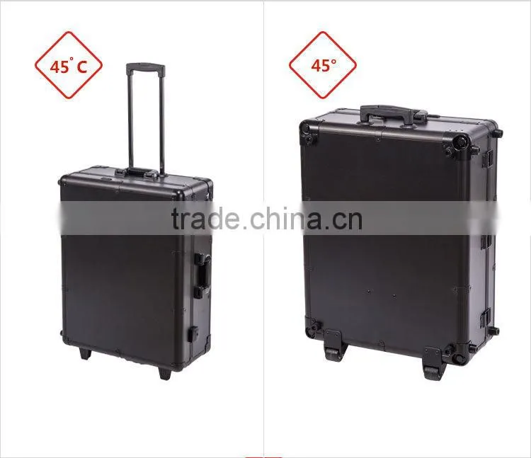 Professional Rolling Lighting Makeup Case With Stand with MP3 player