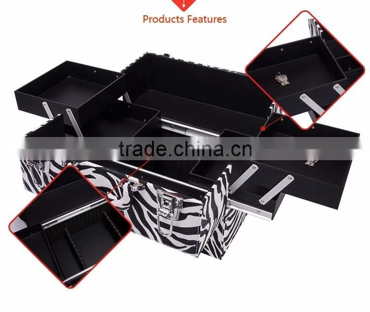 2016 fashion full set outdor travel makeup case