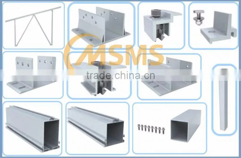 Best selling anodized aluminum solar mounting rail