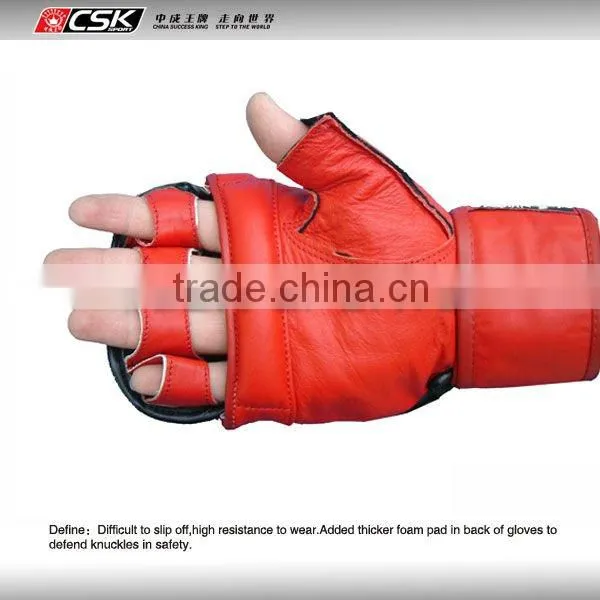 MMA synthetic leather fighting gloves